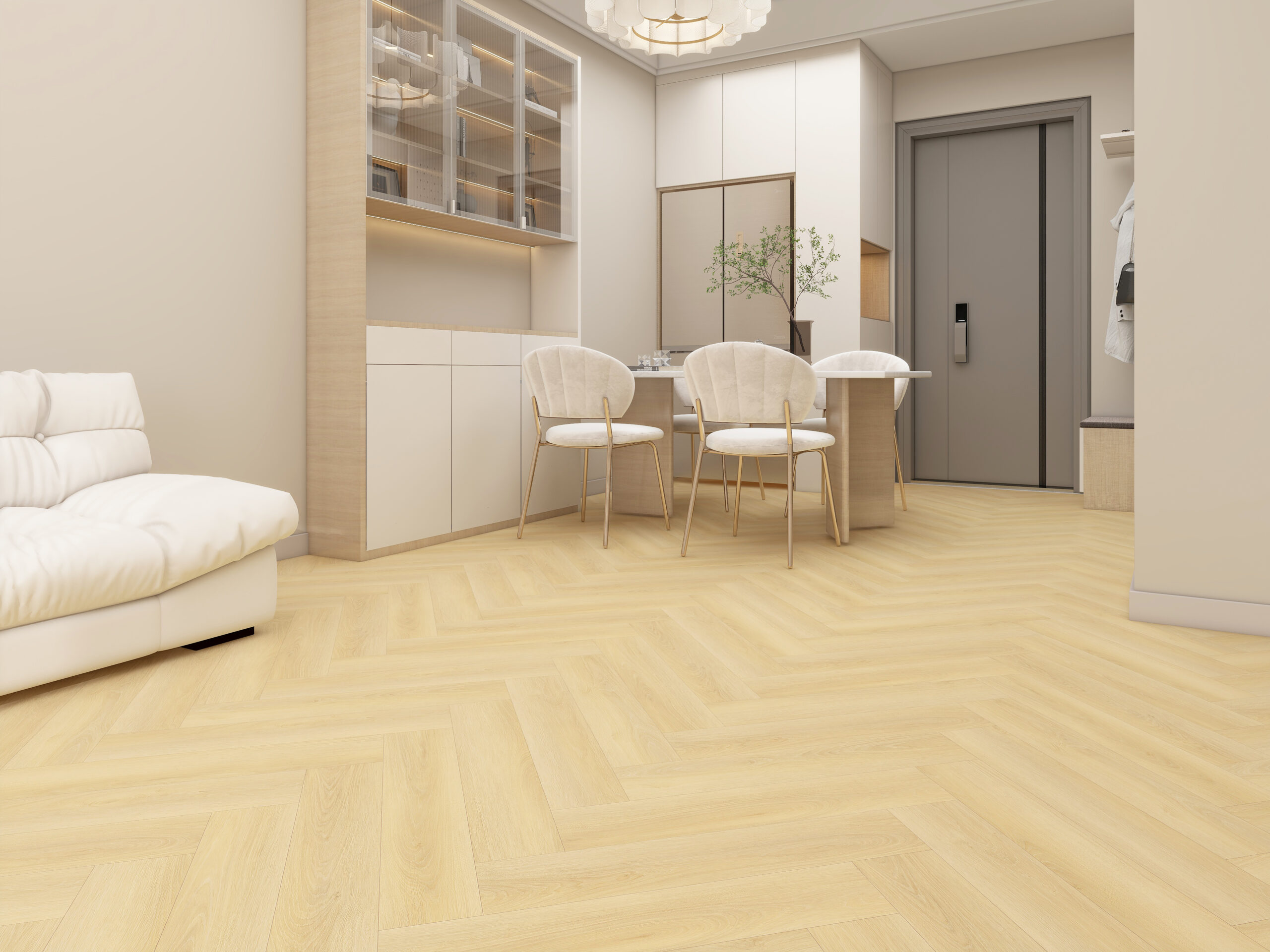 Expertfloors Pvc visgraat Klik 01 - kleur beige (foto 2)