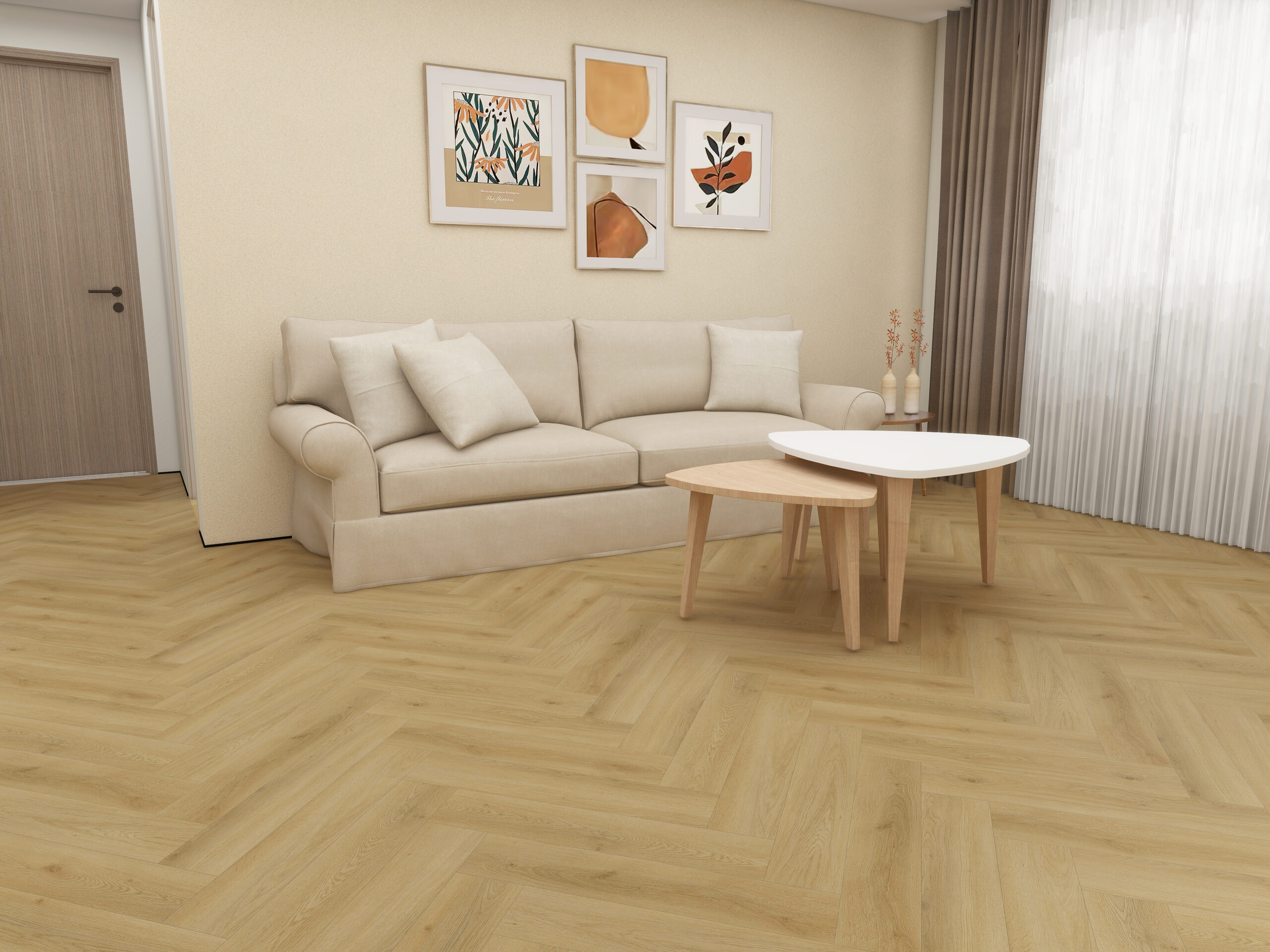 Expertfloors Pvc Visgraat Plak 03 - kleur beige (foto 2)