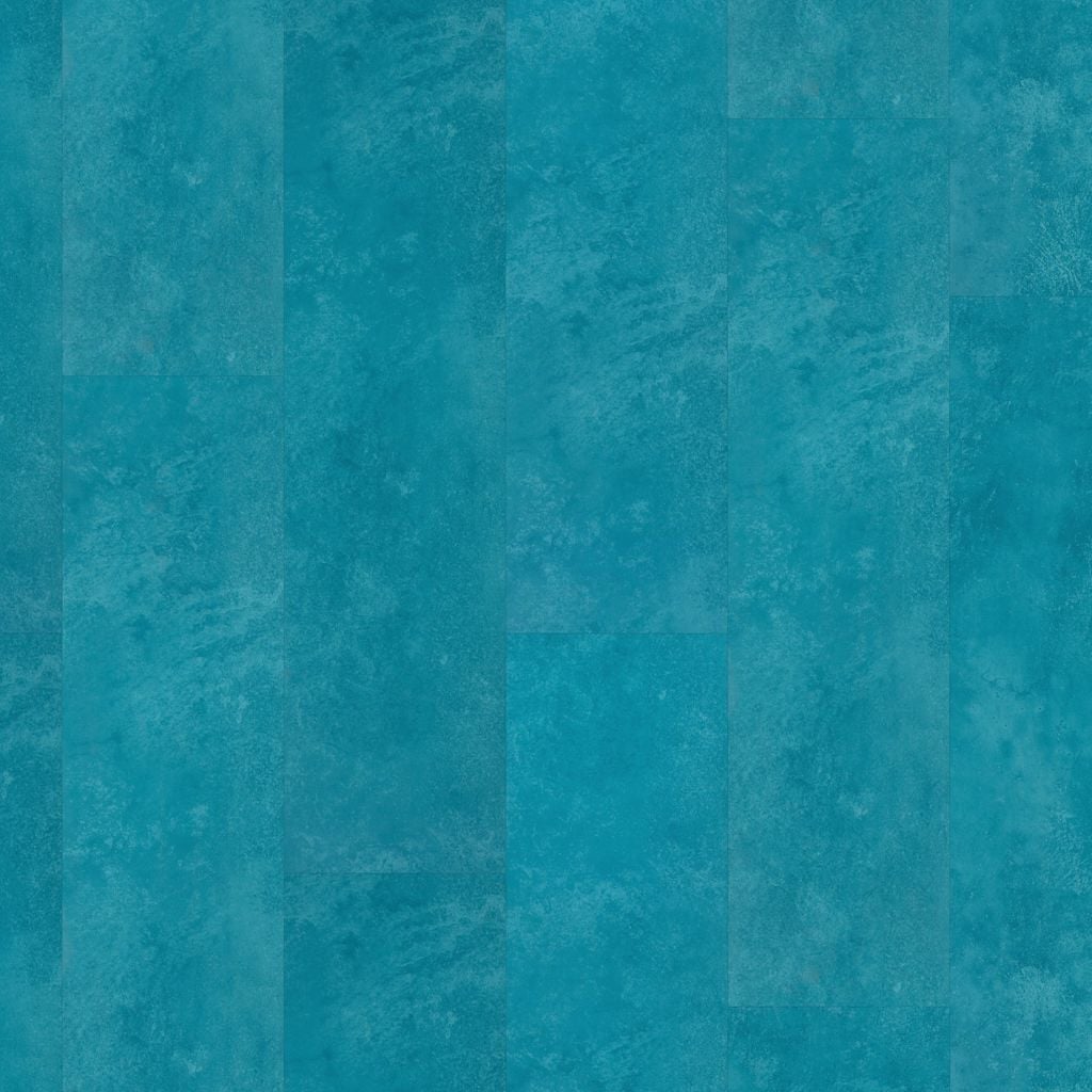 Finsbury dryback blue - PVC vloer in blauw, rechte planken