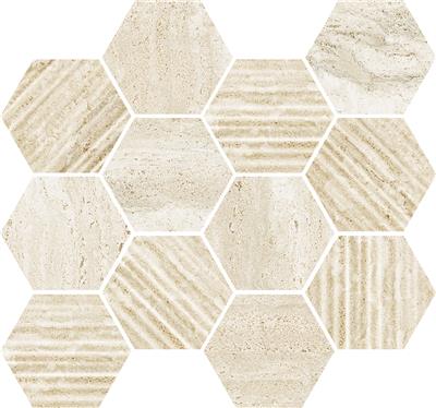 Fioranese SenzaTempo Avorio Exa mozaïek mat - tegel in beige