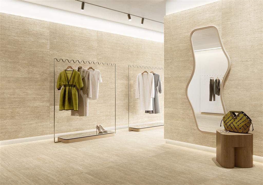 Fioranese SenzaTempo Beige Pleated decortegel (foto 2)