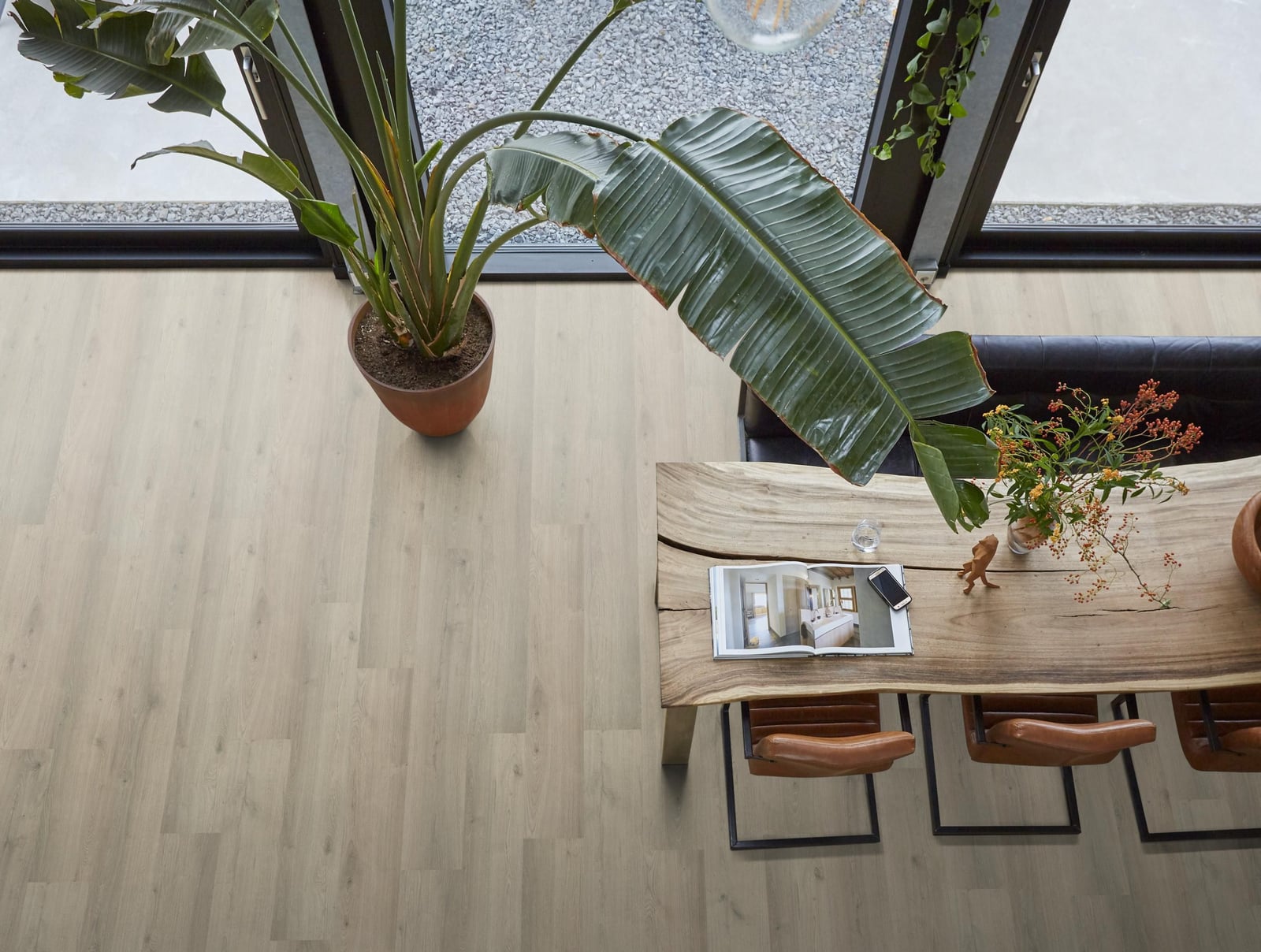Forest Hills grijsbeige eiken - laminaatvloer, rechte planken (foto 3)