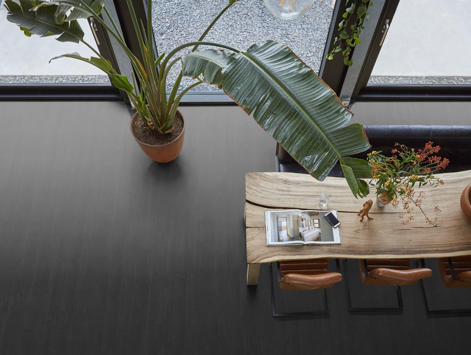 Forest Hills zwart eiken - laminaatvloer, rechte planken (foto 3)