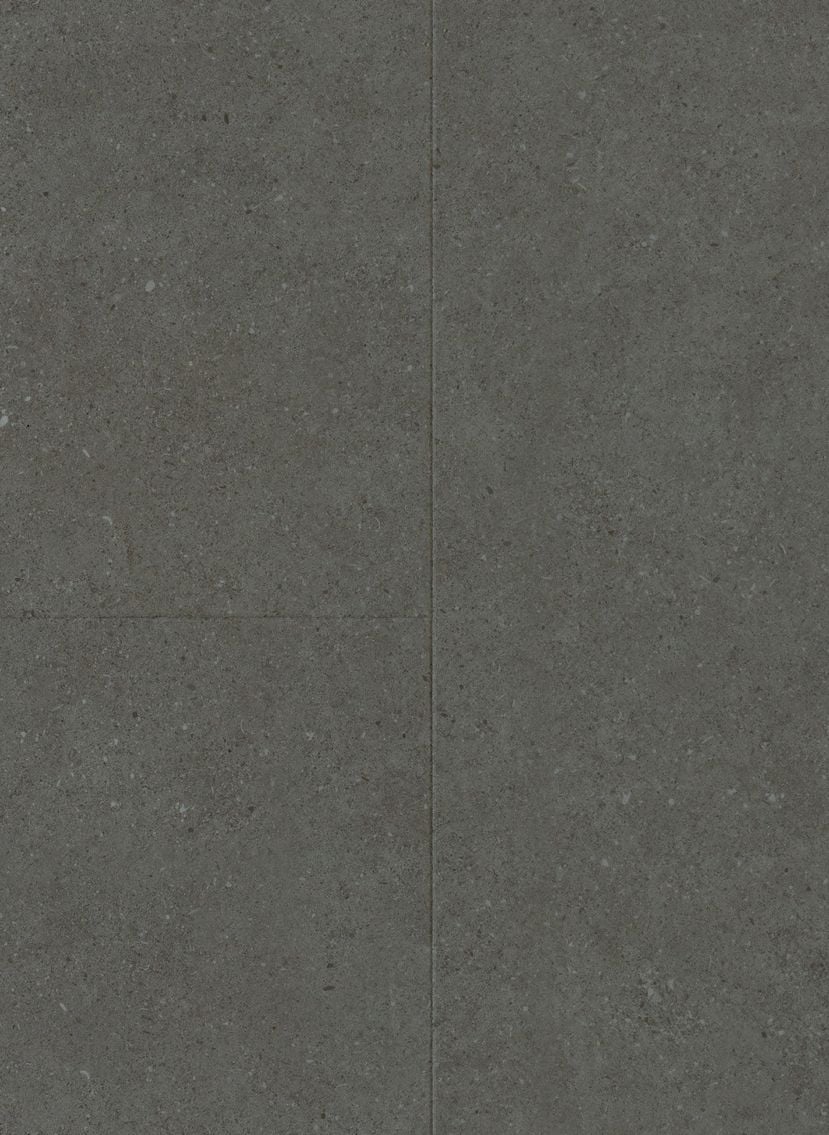 Gelasta Firmfit Tegel 6900 Concrete Grey - PVC vloer in grijs, rechte planken