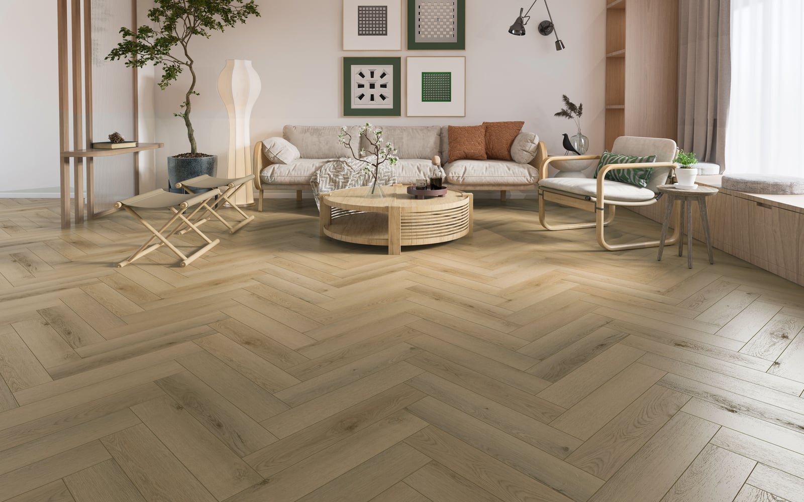 Gelasta Firmfit Visgraat 6601 Sierra Beige - PVC vloer (foto 2)