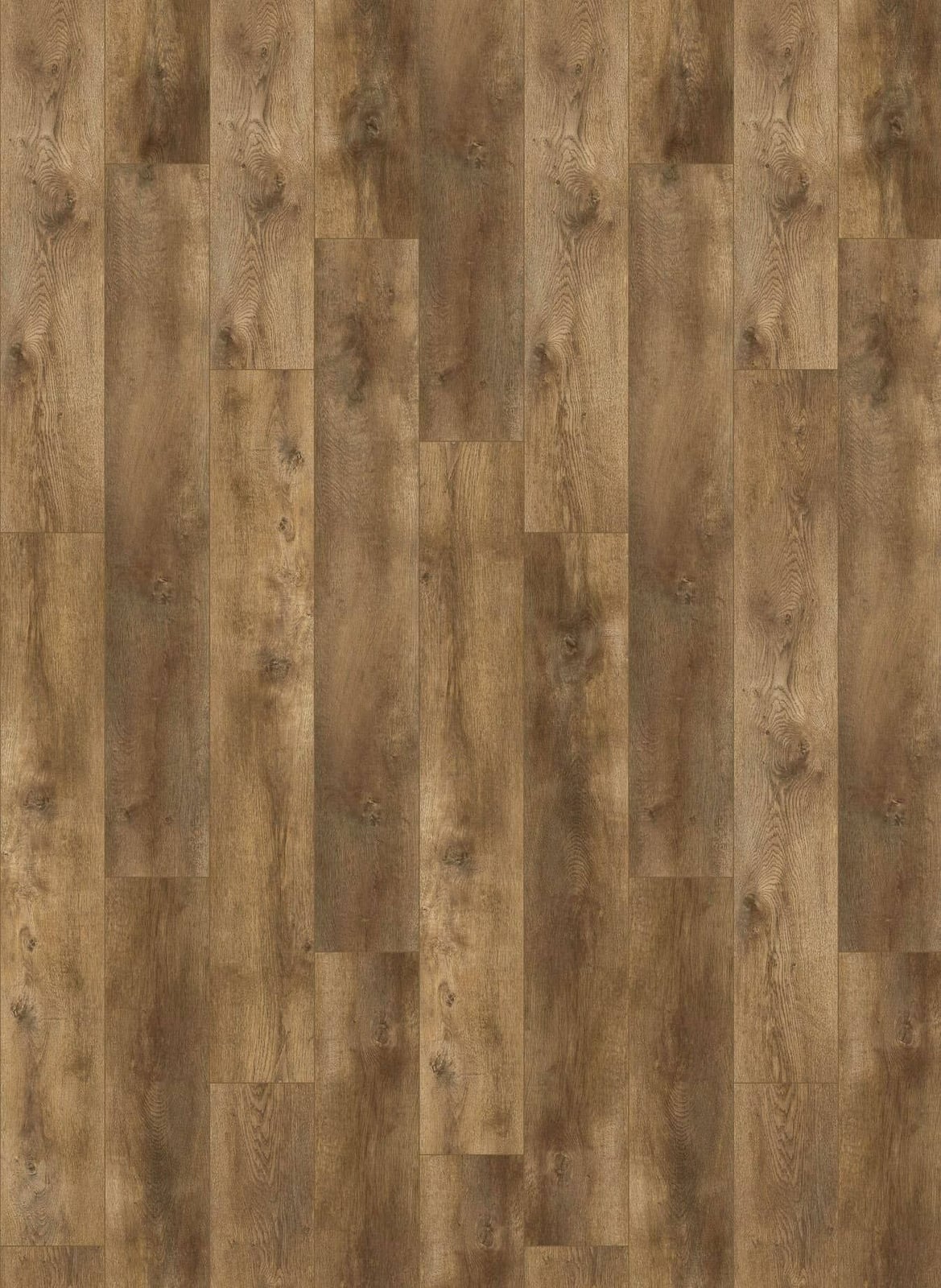 Gelasta Nevada 6002 Valley Oak Cinnamon - PVC vloer in bruin, rechte planken