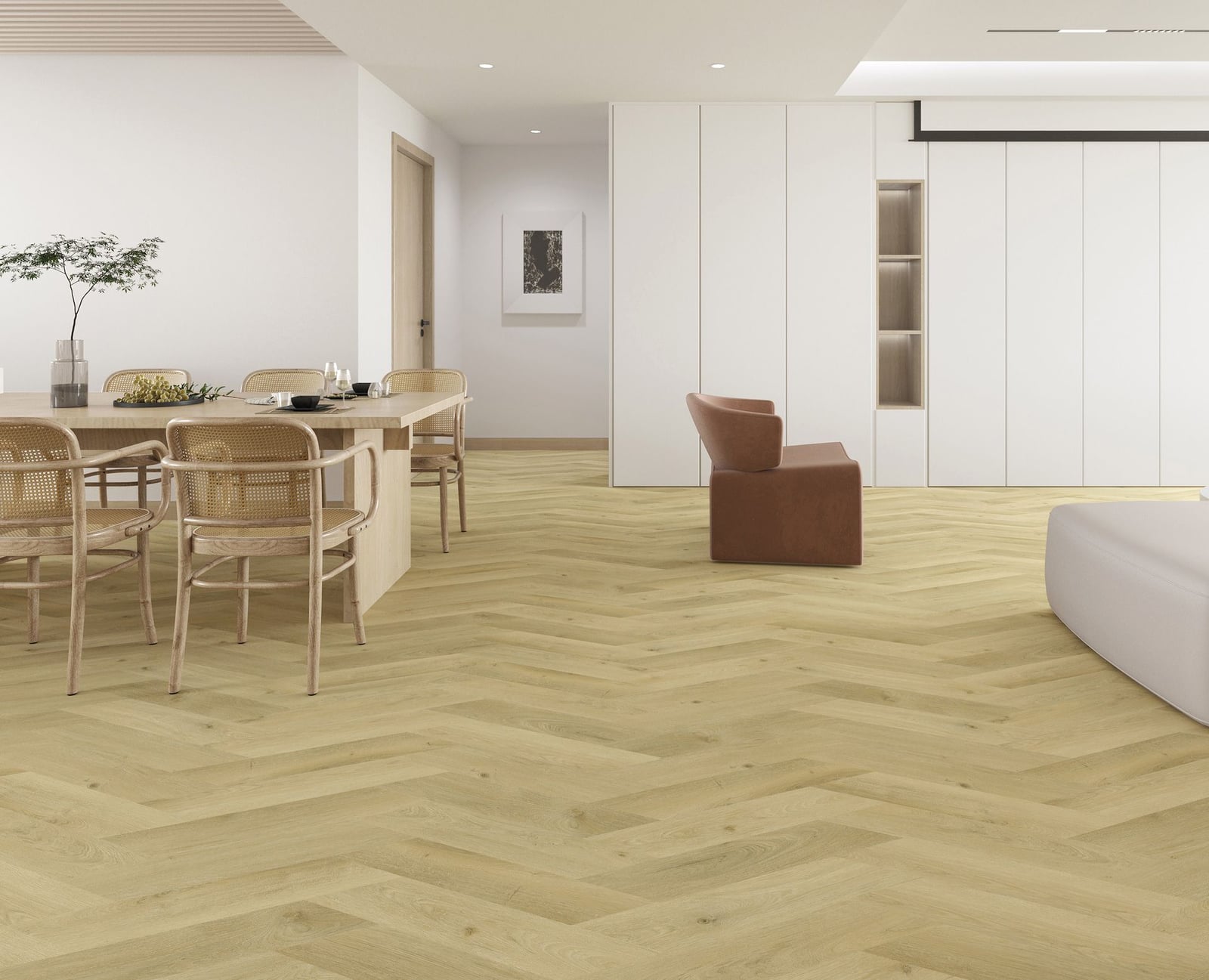 Gelasta Vario Special Weense punt 3804 Prestige Oak Light - PVC vloer in beige (foto 2)