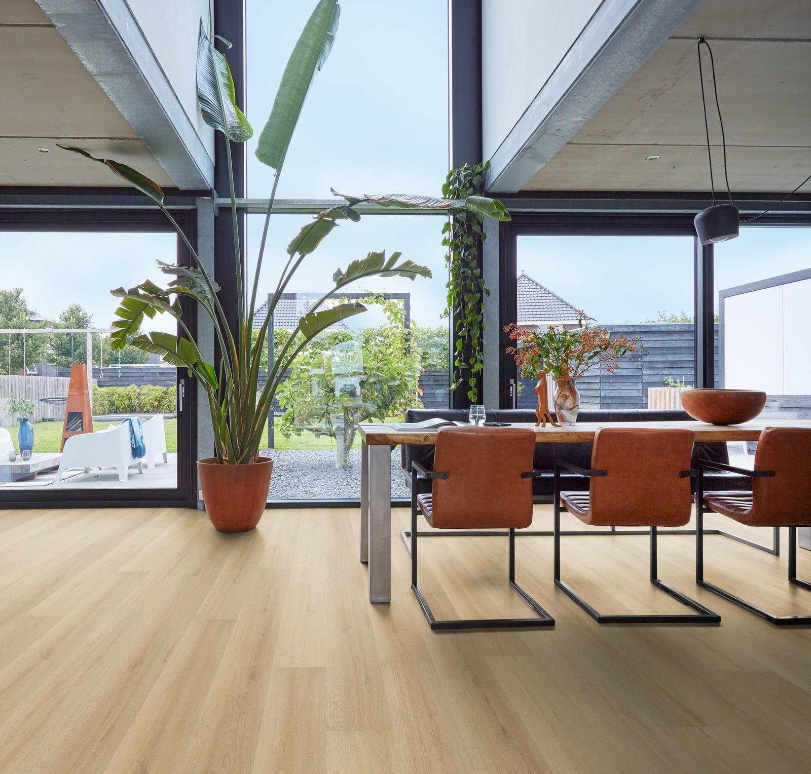 Greenford click SRC natural - PVC vloer in naturel eiken, rechte planken (foto 2)