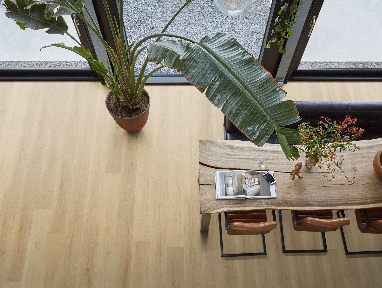 Greenford click SRC natural - PVC vloer in naturel eiken, rechte planken (foto 3)