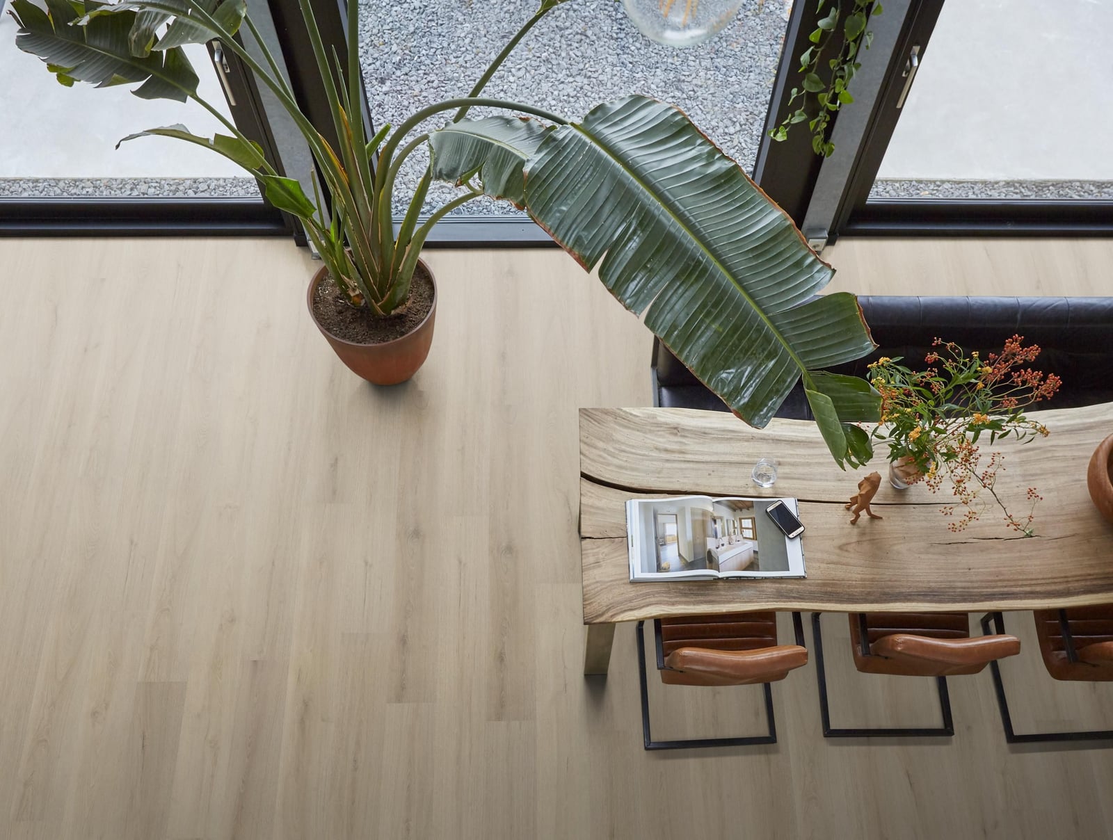 Greenford dryback beige - PVC vloer, rechte planken (foto 3)