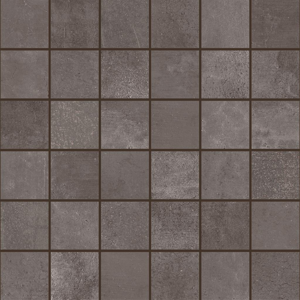 Grey Matt 4,7x4,7 30x30 Mosaic CSW 305-2 - tegel in grijs, mozaïek