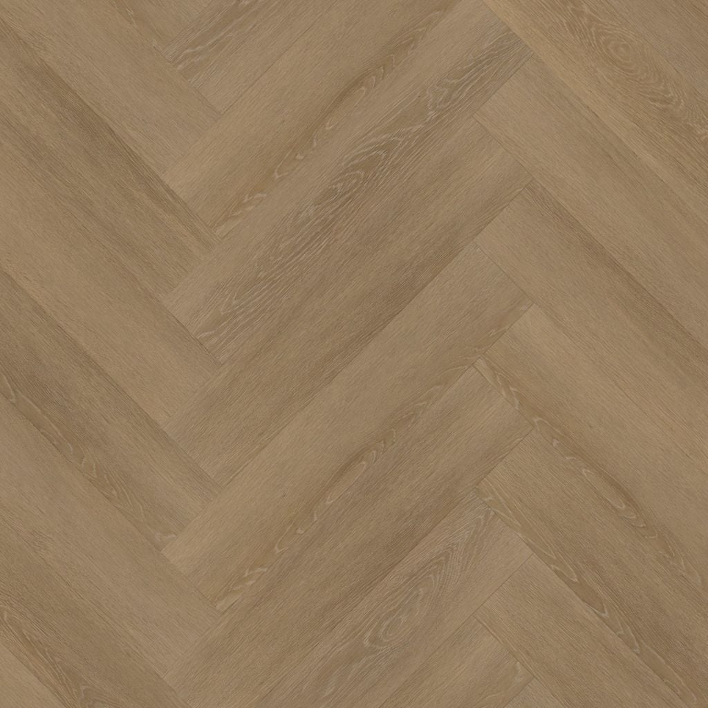 Herringbone dryback sun kissed - PVC vloer in beige, visgraat