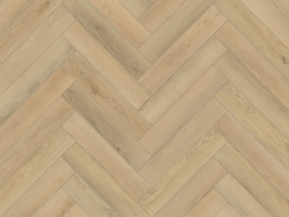 Hope Visgraat Dry-Back - PVC vloer in naturel eiken