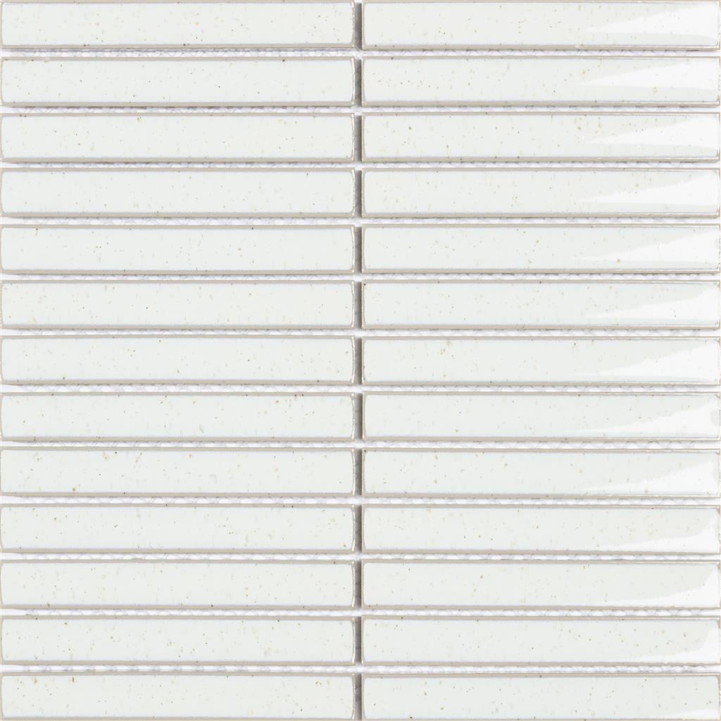 Intermatex Tech Piano White mozaïek glans - tegel in wit