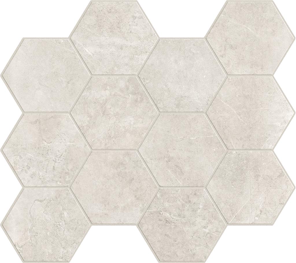 Ivory Hexagon 30x34 URW 654-1 - tegel in beige