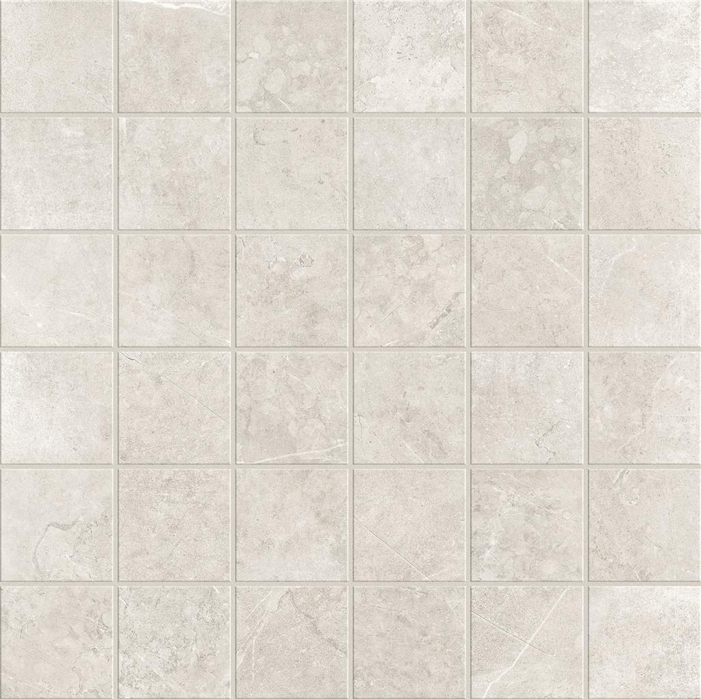 Ivory Mosaico 5x5 30x30 URW 654-1 - tegel in beige, mozaïek