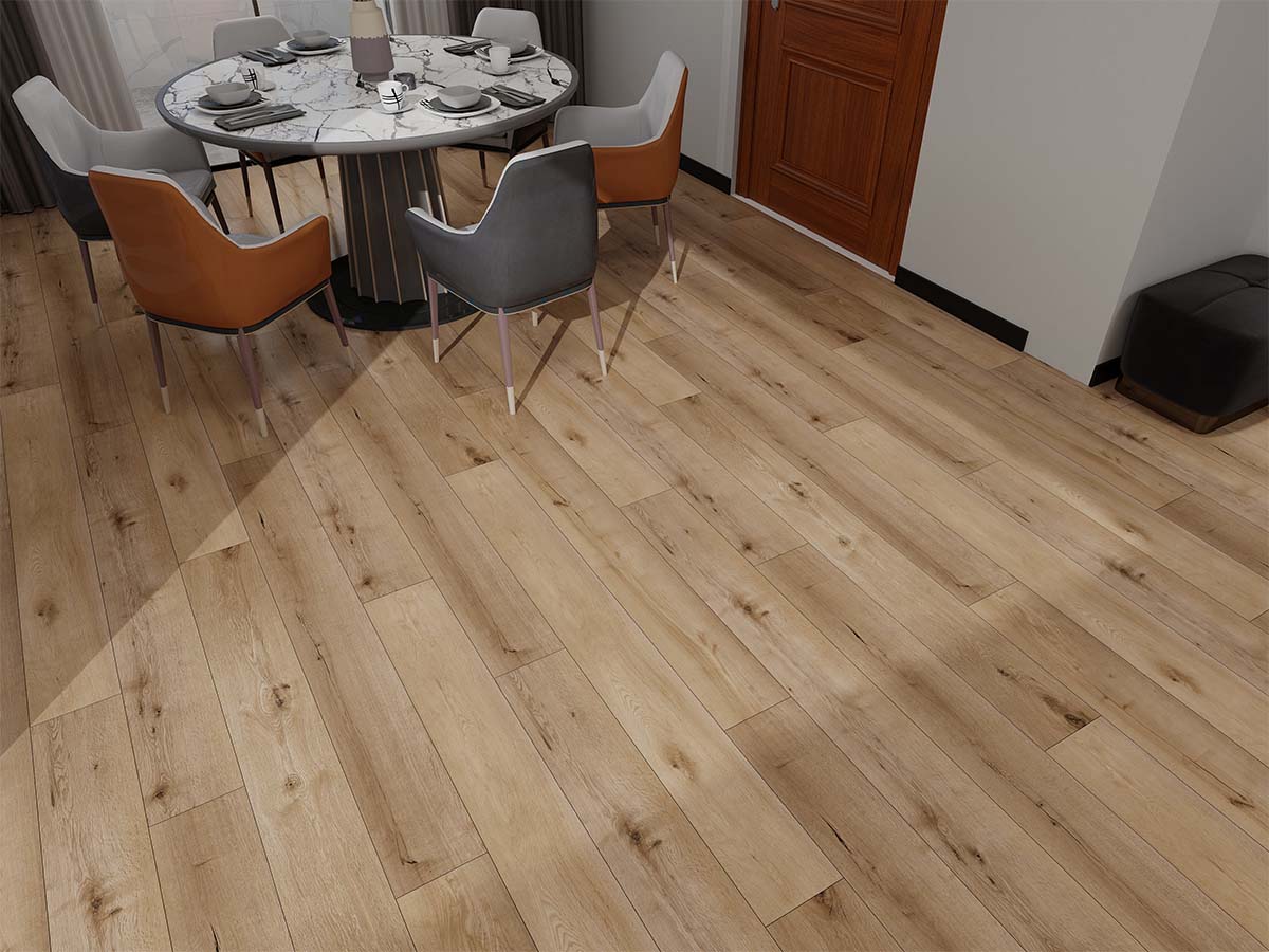 Kaschmir Plank Dry-Back - PVC vloer in bruin, rechte planken (foto 2)