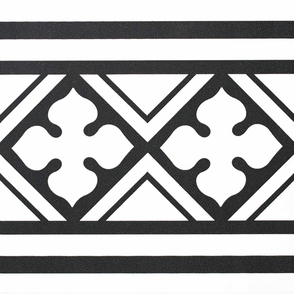 Kerion Neocim Classic B Noir Faixa vloertegel mat - kleur wit