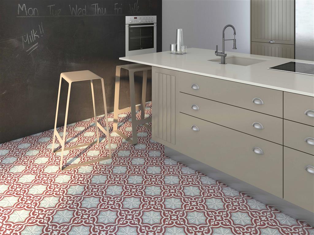 Kerion Neocim Classic E Brique vloertegel mat - kleur rood (foto 3)