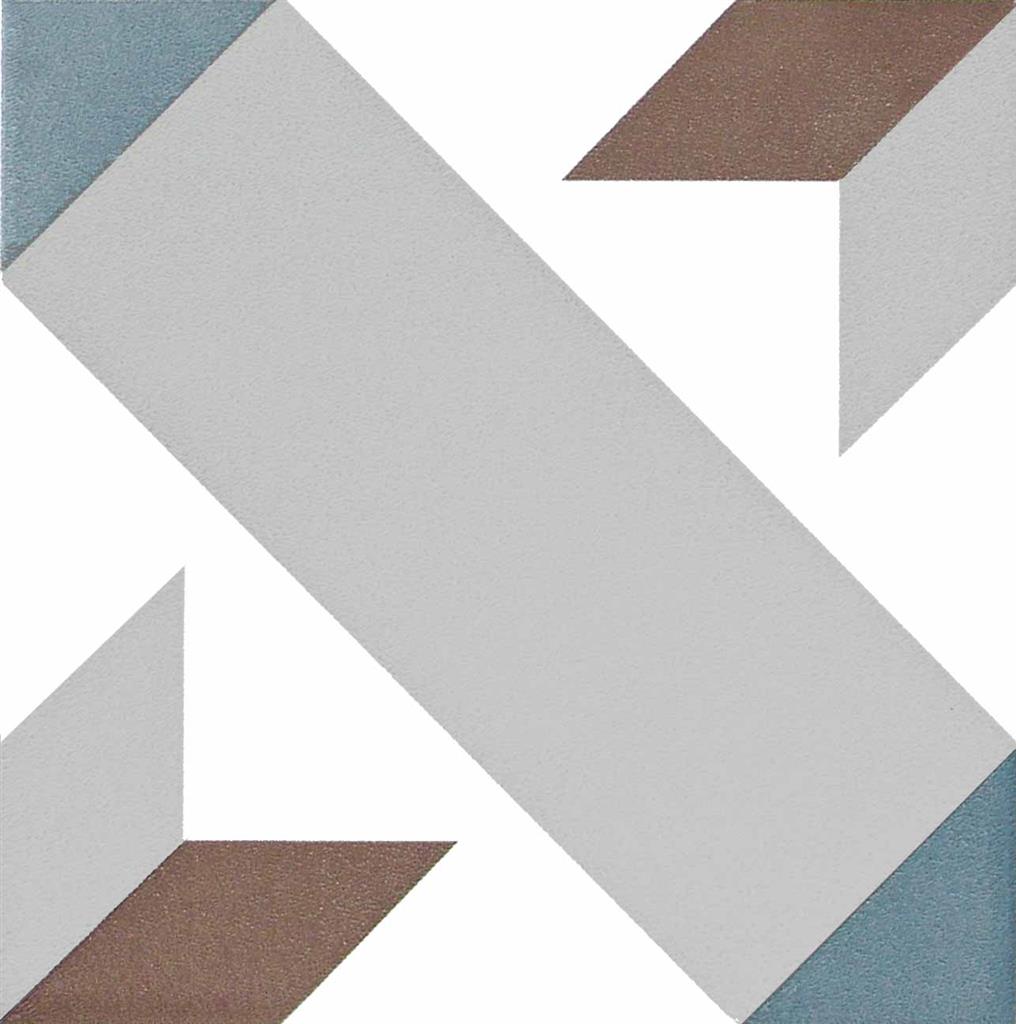 Kerion Neocim Classic Optique Mer Décor vloertegel mat - kleur blauw