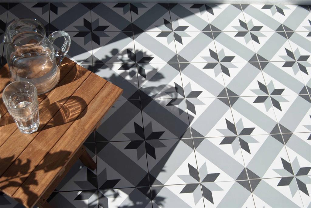 Kerion Neocim Classic Optique Titane Décor vloertegel mat - kleur grijs (foto 3)