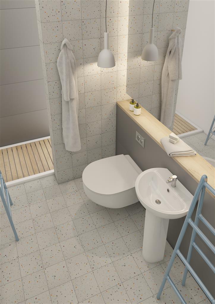 Kerion Neocim Glasits Grey vloertegel mat - kleur grijs (foto 2)