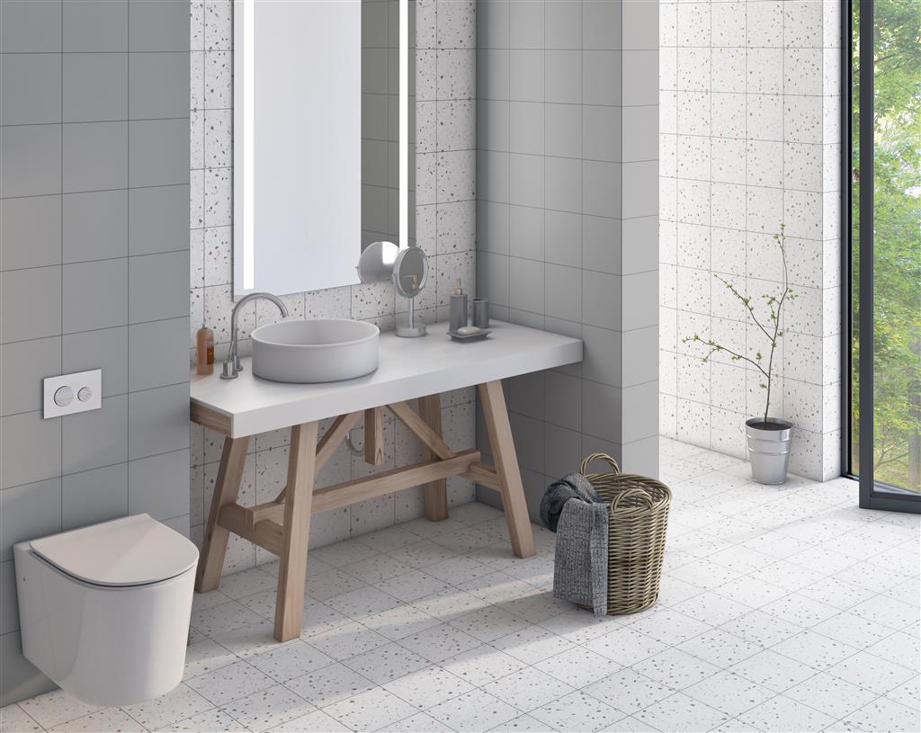 Kerion Neocim Glasits White vloertegel mat - kleur wit (foto 3)