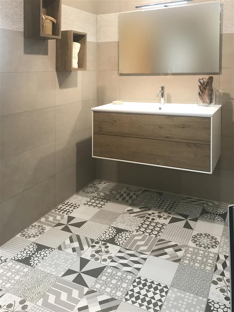 Kerion Neocim Studio Patchwork S01 vloertegel mat - kleur wit (foto 3)