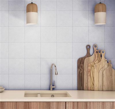 Kerion Neocim Studio S03 Décor vloertegel mat - kleur blauw (foto 2)