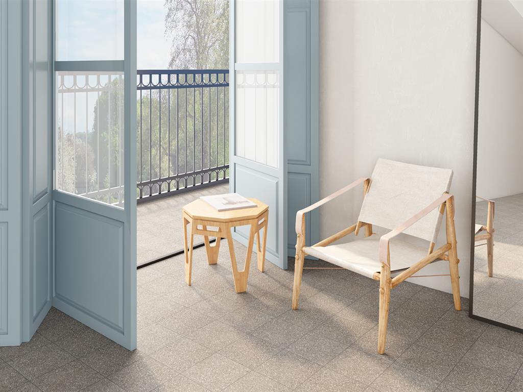 Kerion Neocim Terrazzo Grigio vloertegel mat - kleur grijs (foto 3)
