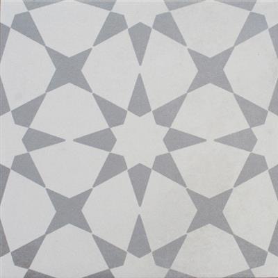 Kerion Neocim Vintage V07 Décor vloertegel mat - kleur grijs