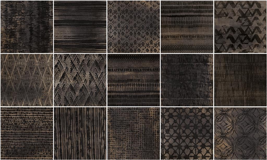 La Fenice Ironwood Decoro Design Dark Copper decortegel mat - kleur bruin