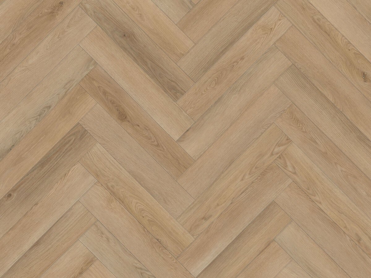Lesedi Visgraat Klik - PVC vloer in naturel eiken