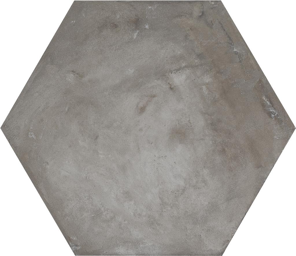Marca Corona Terra Antracite Esagono vloertegel mat - kleur grijs, hexagon