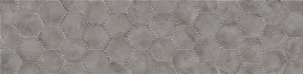 Marca Corona Terra Antracite Esagono vloertegel mat - kleur grijs, hexagon (foto 2)