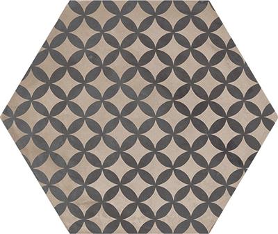 Marca Corona Terra Astro vers. F Esagono decortegel mat - kleur grijs, hexagon