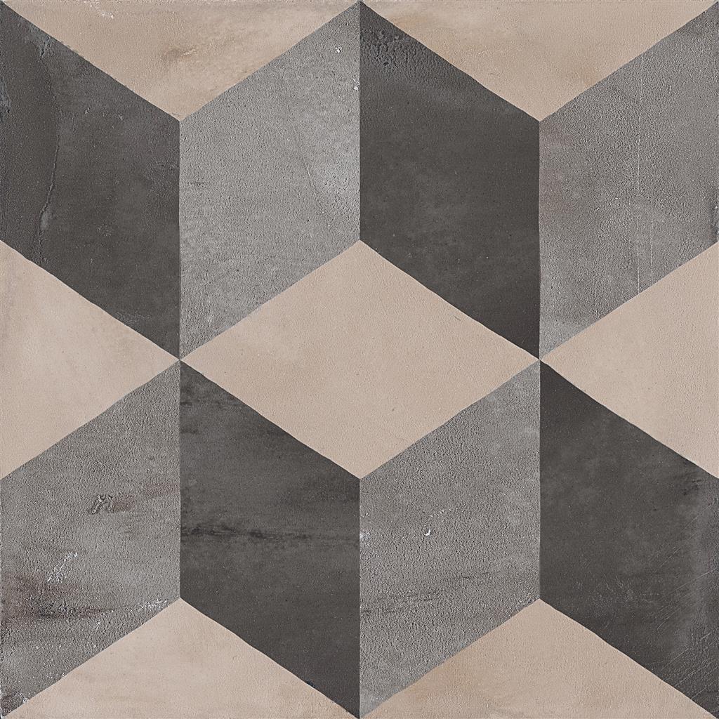 Marca Corona Terra Cubo vers. F Decor decortegel mat - kleur grijs