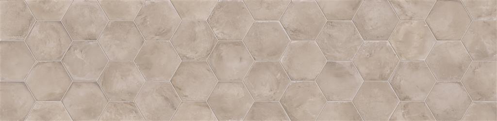 Marca Corona Terra Grigio Esagono vloertegel mat - kleur grijs, hexagon (foto 2)
