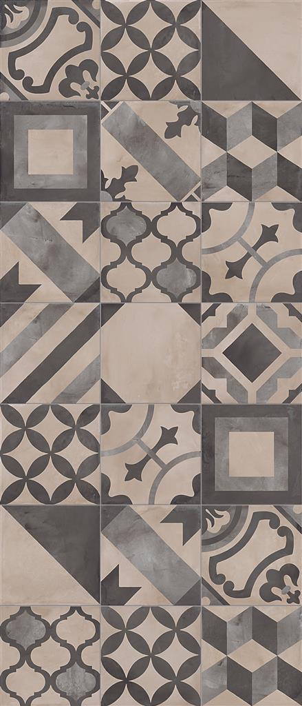 Marca Corona Terra Mix decori vers. F Decor decortegel mat - kleur grijs