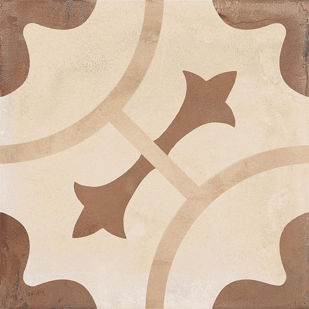 Marca Corona Terra Ornamento vers. C Decor decortegel mat - kleur beige