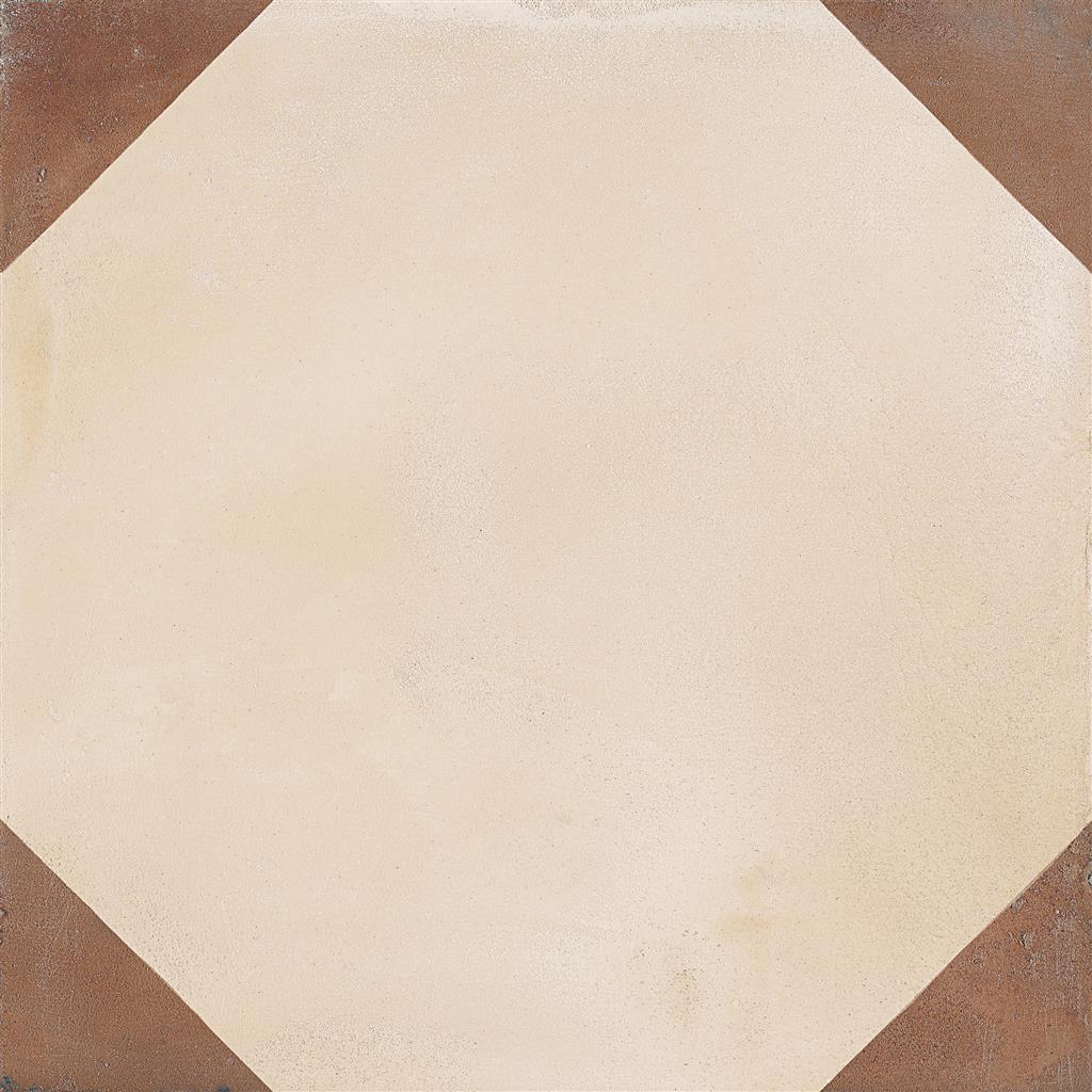 Marca Corona Terra Ottagono vers. C Decor decortegel mat - kleur beige