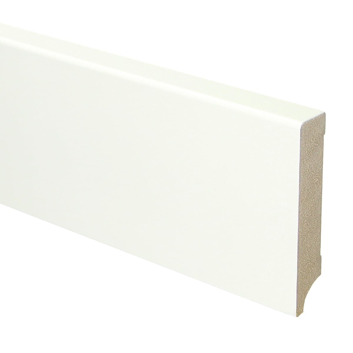 MDF plint 90x18 V313 wit gegrond recht