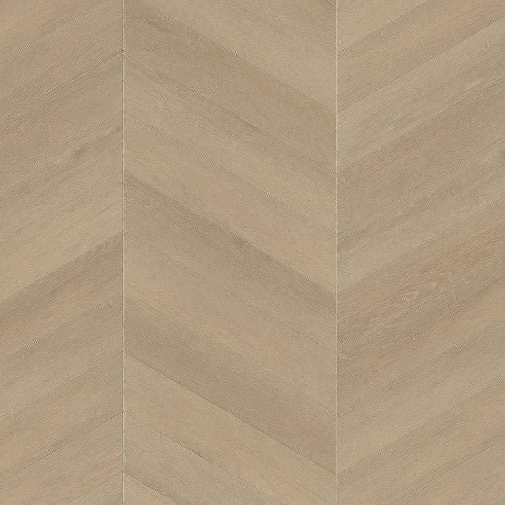 Noble dryback natural - PVC vloer in naturel eiken, Hongaarse punt