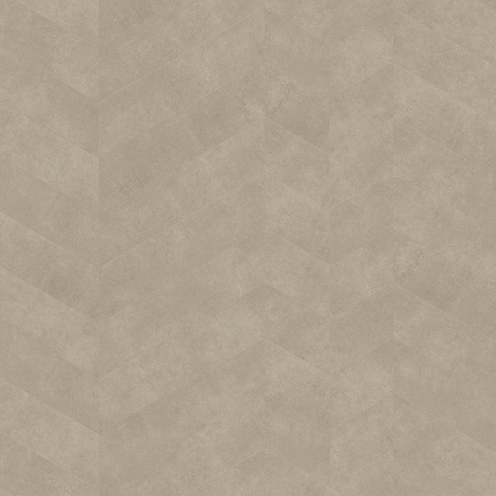 Noble dryback sand - PVC vloer in beige, Hongaarse punt