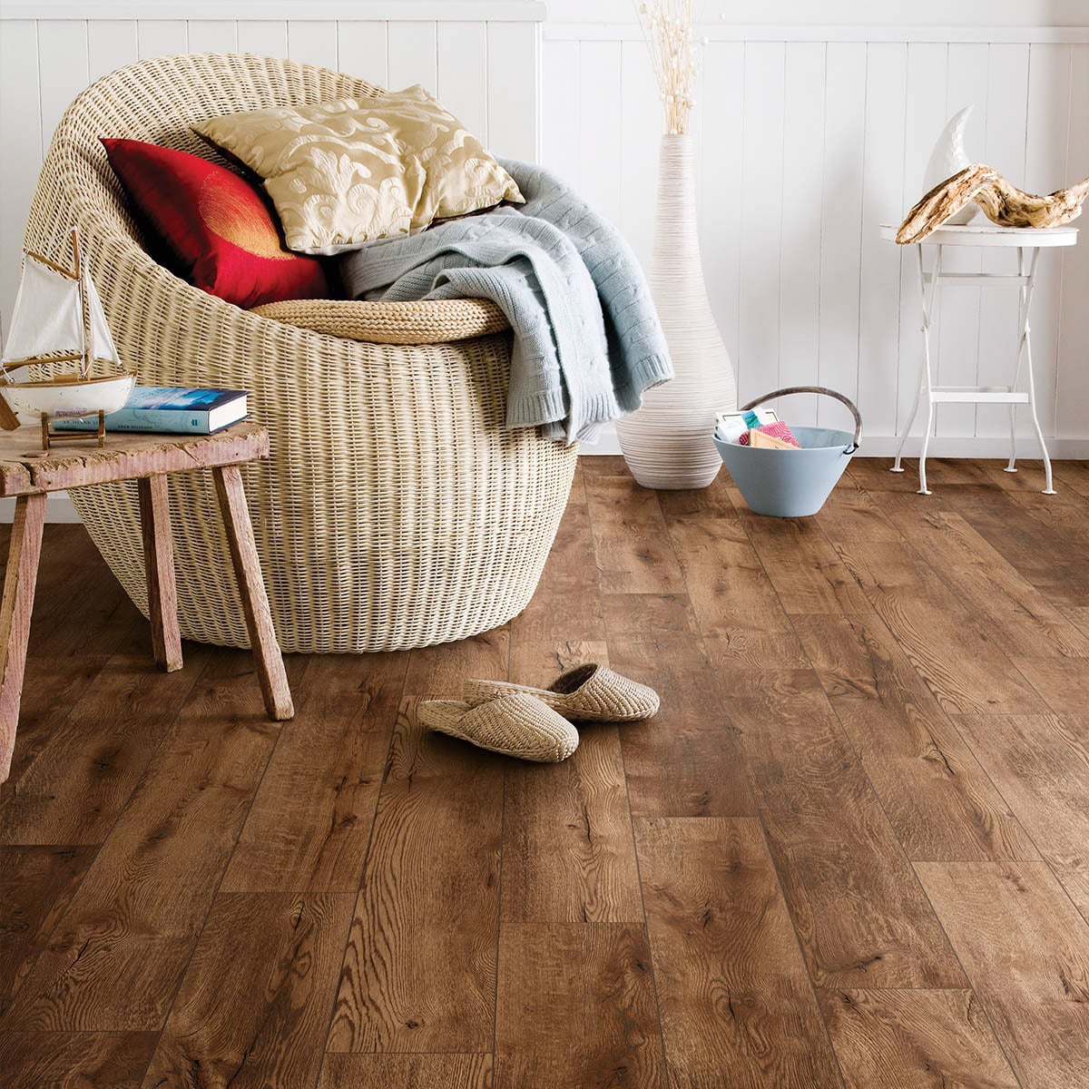 Otium Amber Brown - laminaatvloer in bruin, rechte planken (foto 2)