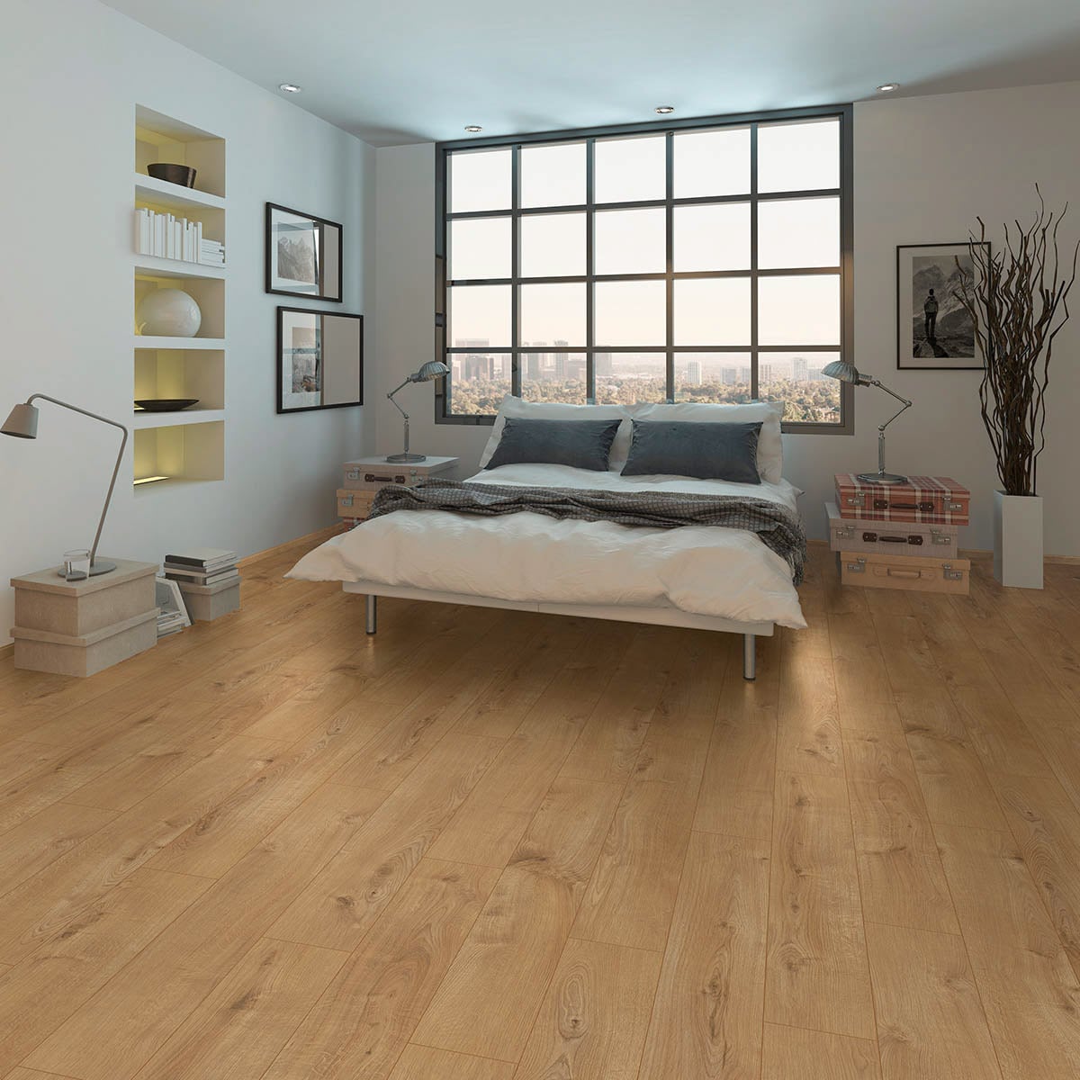 Otium Amber Sand - laminaatvloer in naturel eiken, rechte planken (foto 2)