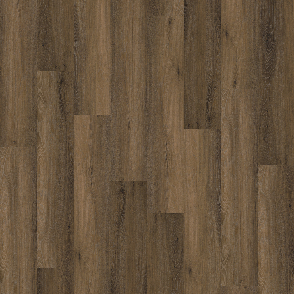 Paddington click SRC warm brown - PVC vloer in bruin, rechte planken