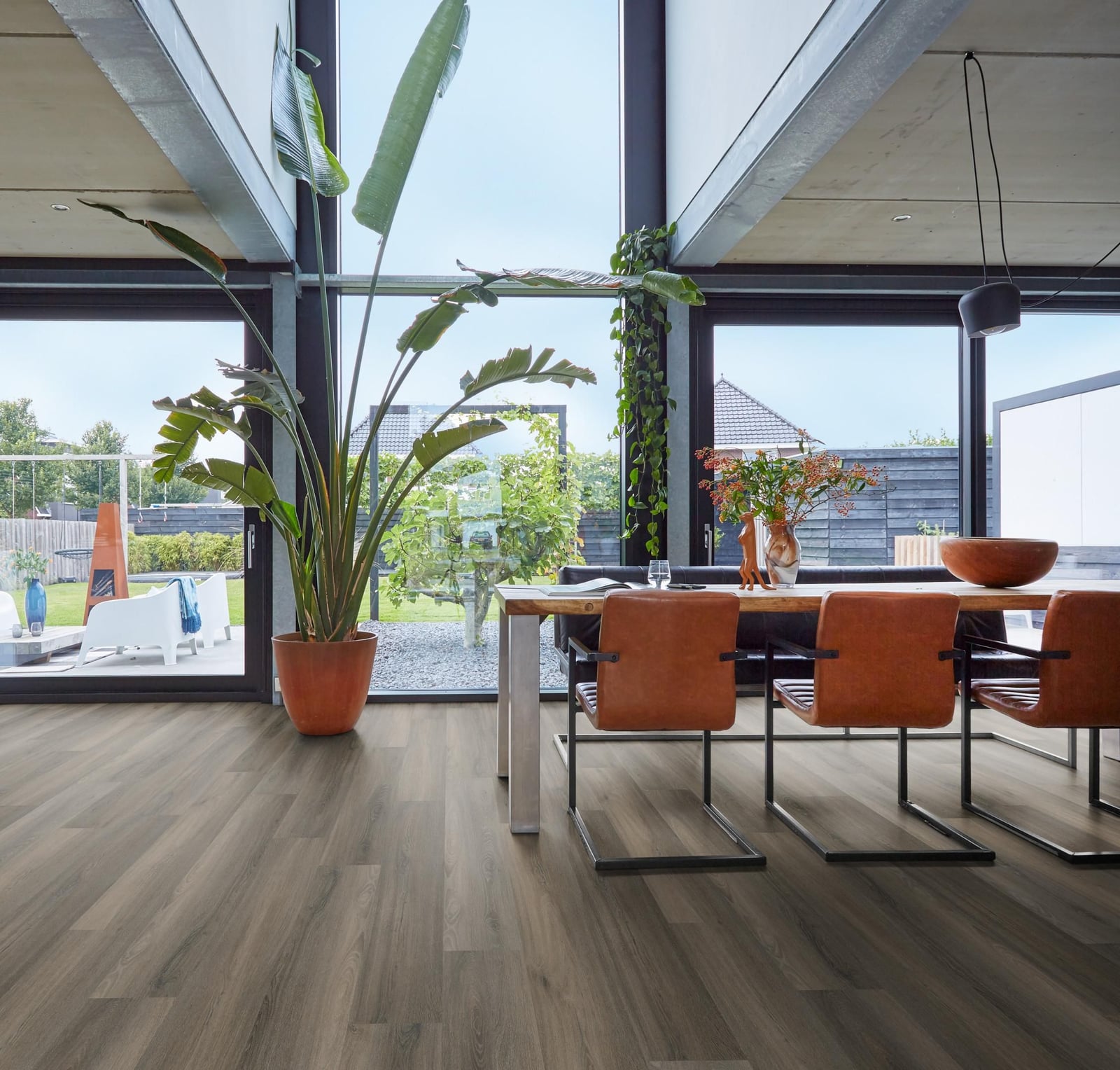 Paddington dryback dark grey - PVC vloer in grijs, rechte planken (foto 2)