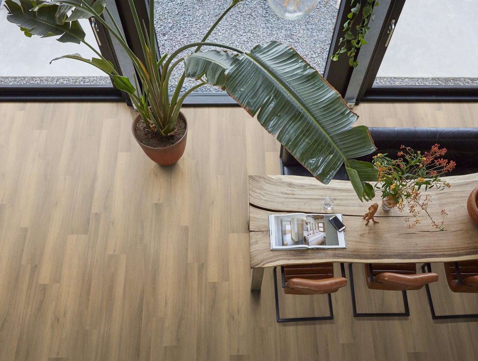 Paddington dryback natural - PVC vloer in naturel eiken, rechte planken (foto 3)