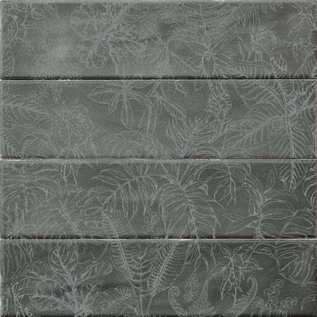 Pamesa Aurea Flos Silver decortegel mat - kleur zilver (foto 3)